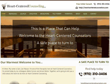 Tablet Screenshot of heartcenteredcounselors.com